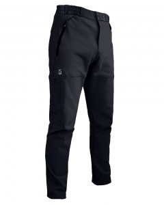 брюки трекинговые слож. крой карманы черный